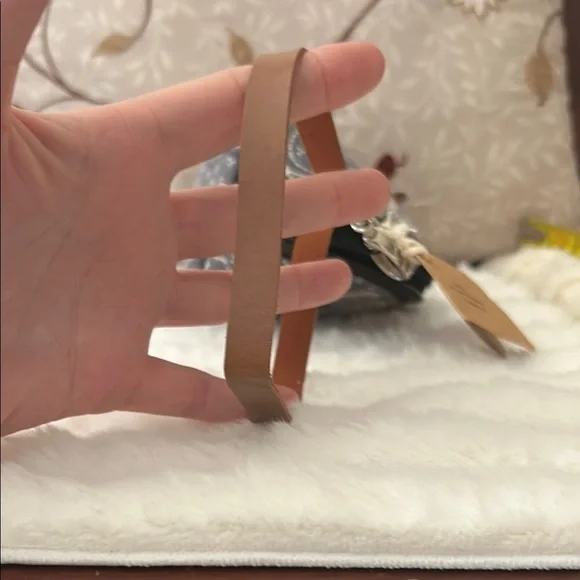 John Erdos Gallery Boho Artisan Wristlet Makeup Bag Cosmetic Pouch Leather Strap - Picture 7 of 9